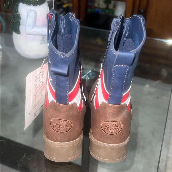 Pawz Little & Big Boys Cowboy Western Boots - Picture 5 of 9